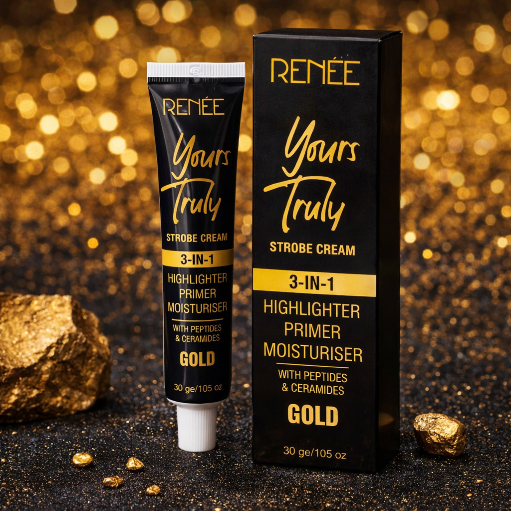 RENÉE Yours Truly 3-in-1 Gold Strobe Cream
