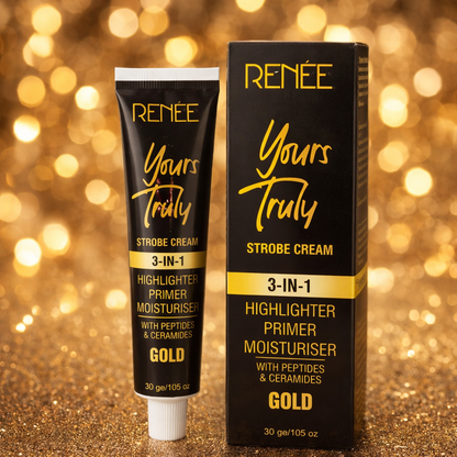 RENÉE Yours Truly 3-in-1 Gold Strobe Cream