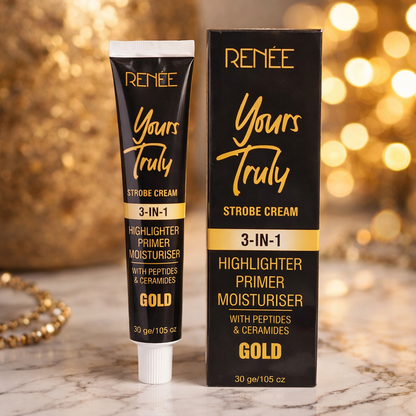 RENÉE Yours Truly 3-in-1 Gold Strobe Cream